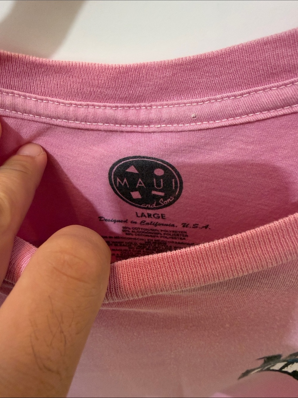 Maui and Sons Pink Short-Sleeve Graphic Tee - Picture 2 of 7